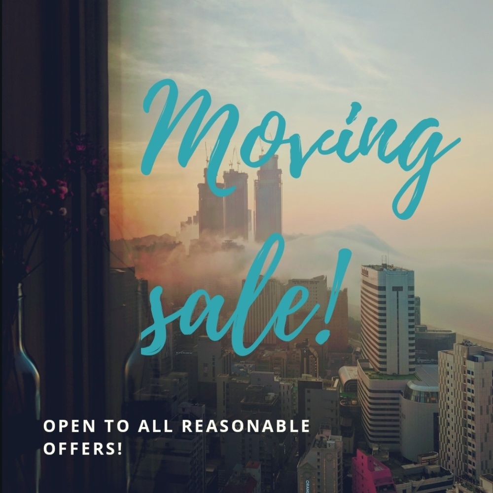 Moving sale! Make me an offer!
